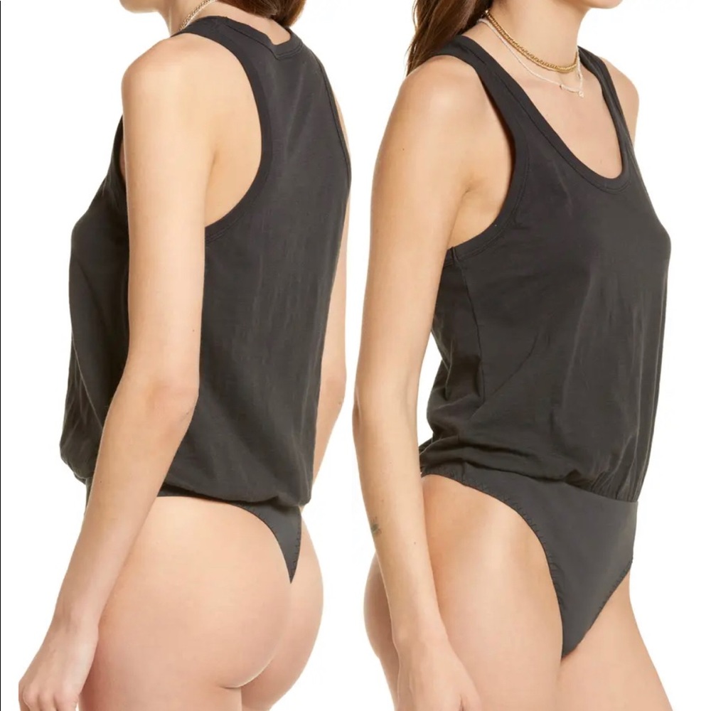 Free People Tee Off Tank Bodysuit